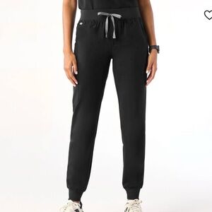 FIGS Zamora Jogger Scrub Pants Black